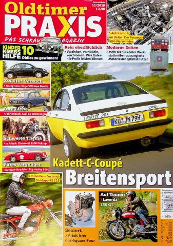 Deckblatt Oldtimer Praxis (11/2019)